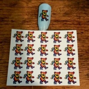 Grateful Dead Nail Decals